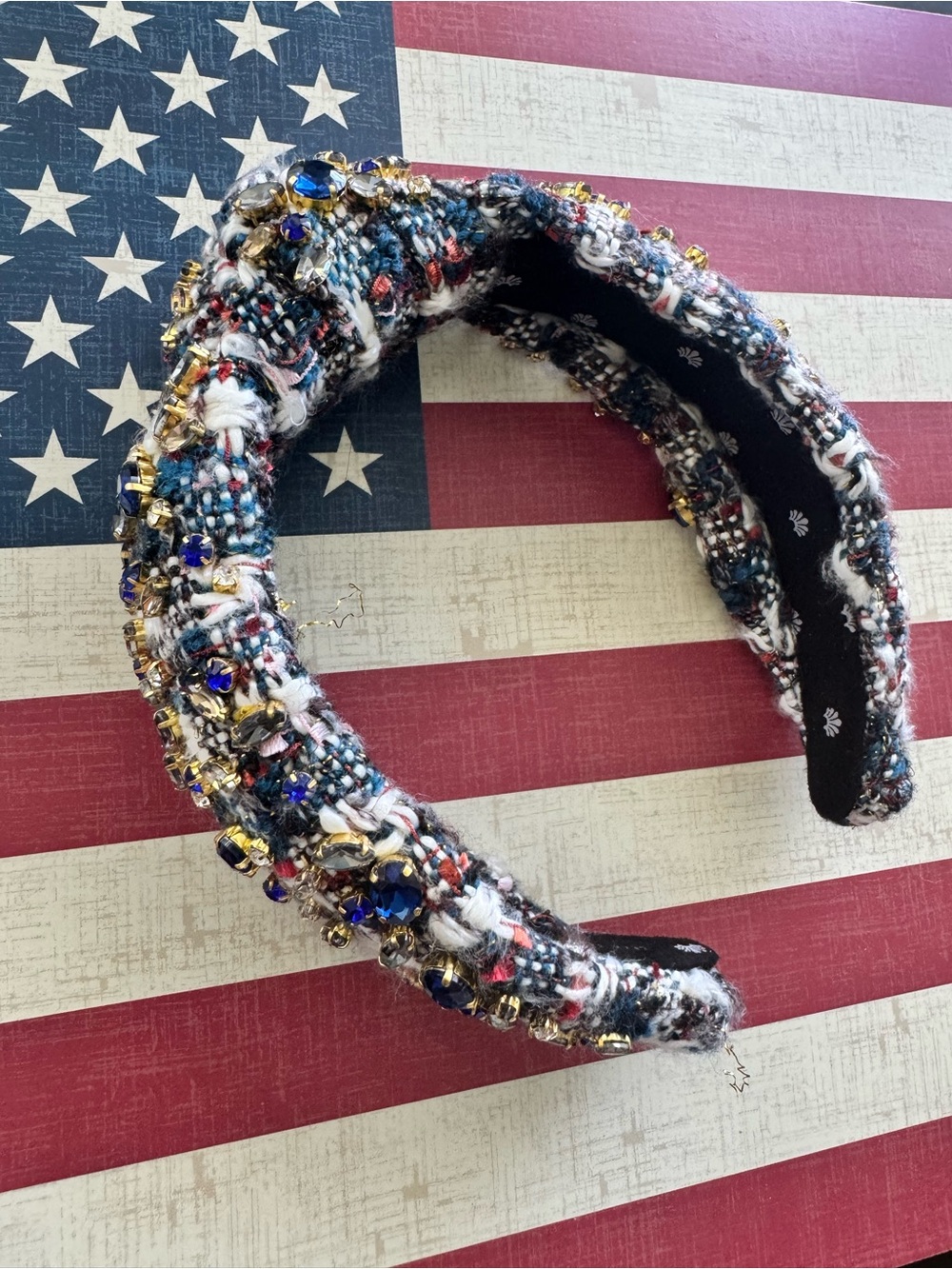 🇺🇸 FINAL 💙 NWOT Lele Sadoughi Indigo Fields